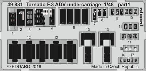 Eduard Photoetch set 1/48 - Tornado F.3 ADV undercarriage for Revell - 49881