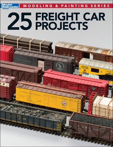 Model Railroader Books - 25 Freight Car Projects #12498