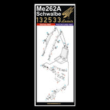 HGW 1/32 Seatbelts for Me 262 Schwalbe Hasegawa Trumpeter 132533