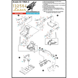 HGW 1/32 scale Arado Ar 196 Seatbelts & Seats for Revell - 132564