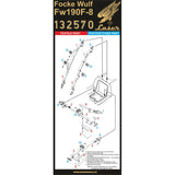 HGW 1/32 Seatbelts for Focke Wulf Fw 190F-8 by Revell - 132570