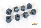 Tangent Banded Steel Coils x 8 – Painted and Assembled - Different Sizes