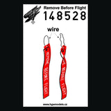 HGW 1/48 scale Remove Before Flight tags for model kits - 148528
