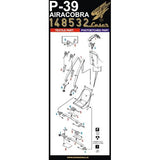 HGW 1/48 P-39 Airacobra seatbelts for Revell, Eduard & Hasegawa kits - 148532