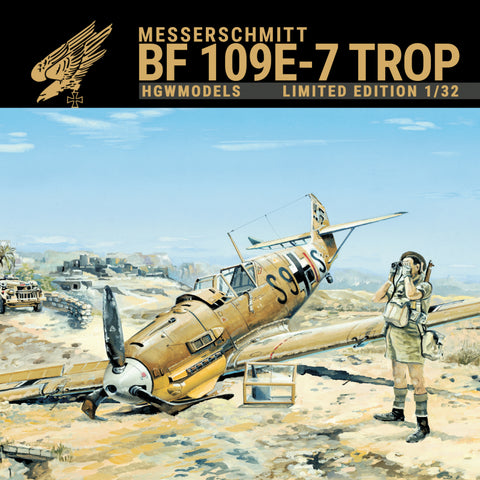 HGW 1/32 scale Messerschmitt Bf 109E-7 Trop multi-media kit - #103201