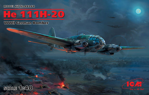 ICM 1/48 He 111H-20 WWII German Bomber #48264