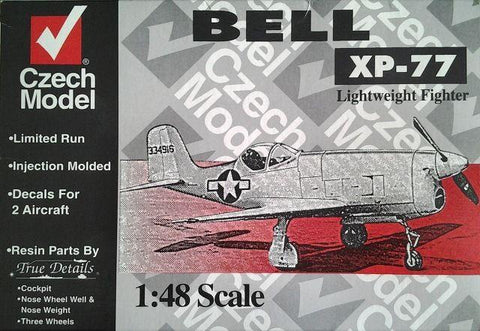 Czech Model Kit 1/48 Bell XP-77 Lightweight Fighter #4803 - Factory Sealed