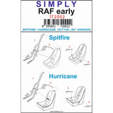 HGW 1/72 scale seatbelt set for RAF early aircraft kits - 172002