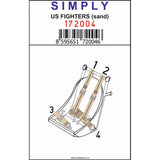 HGW 1/72 scale seatbelt set for US Fighters aircraft kits - 172004