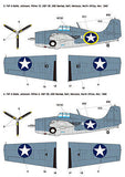 Wolfpack 1/48 Decal F4F Wildcat Pt.4 F4F-4 Wildcats in Operation Torch - WD48014