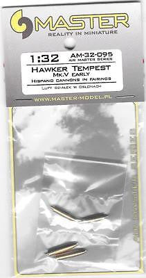 Master Model 1/32 Hawker Tempest MK.V Early Hispano cannons in Fairings AM32-095
