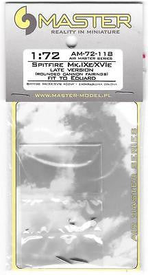 Master Model 1:72 Spitfire Rounded Fairing Hispano 20mm Browning .50 #AM72118