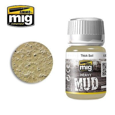 AMMO of Mig Jimenez Heavy Mud THICK SOIL 35ml - AMIG-1701 enamel