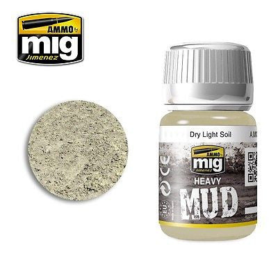 AMMO of Mig Jimenez Heavy Mud DRY LIGHT SOIL 35ml AMIG-1700 enamel