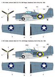 Wolfpack 1/48 Decal F4F Wildcat Pt.4 F4F-4 Wildcats in Operation Torch - WD48014