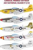 Caracal 1/72 Decal Air National Guard P-51D - CD72054