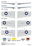 Wolfpack 1/48 Decal F4F Wildcat Pt.4 F4F-4 Wildcats in Operation Torch - WD48014