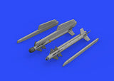Eduard 1/48 Brassin French Matra R-550 Magic 2 (missiles and adapters) - 648323