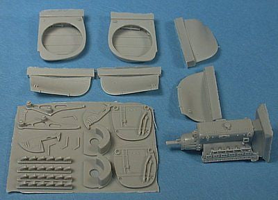 CMK 1/48 Resin Me-410B Engine Set for Tamiya kit - MPN 4008 -Wear visible