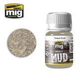 AMMO of Mig Jimenez Heavy Mud TURNED EARTH 35ml - AMIG-1702 enamel