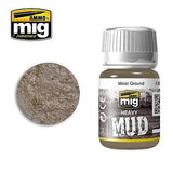 AMMO of Mig Jimenez Heavy Mud MOIST GROUND 35ml - AMIG-1703 enamel