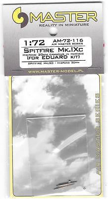 Master Model 1/72 Spitfire Mk.IXc Hispano 20mm Cannons in Fairings - AM72-116