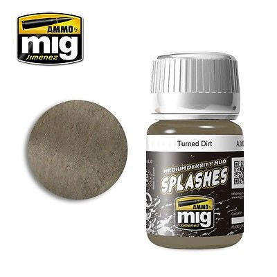 AMMO of Mig Jimenez Splashed Soil TURNED DIRT 35ml - AMIG-1753 enamel