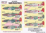 Lifelike 1/48 decal #48-003(R) 244th Sentai Pt 1 Reprinted & Updated