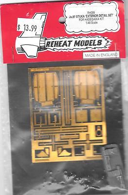 Reheat Models 1/48 Photoetched+Resin Ju.87 Stuka Exterior Detail Set - RH099