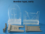Hypersonic Models 1/48 Resin A-3 Skywarrior Bomber Canopy (Early) for Trumpeter - HMR48020-1