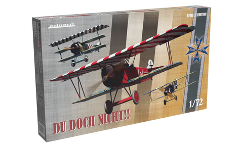 Eduard 1/72 kit 2135 - Udet's Albatros D.V Fokker Dr. I Fokker D.VII - Du doch nicht!!