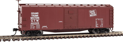 Walthers 910-40813 HO 40' Rebuilt Steel Boxcar - Grand Trunk Western #460305