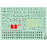 HGW 1/32 scale P-47 Thunderbolt -wet transfer stencils - 232002