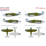 HGW 1/32 wet transfers for P-47D Razorback over Saipan - 232920