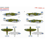 HGW 1/32 wet transfers for P-47D Razorback over Saipan - 232920