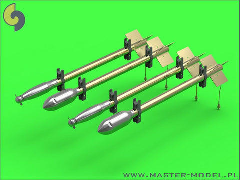 Rp3 Rockets Master Model 1/24 British RP-3 Rocket - additional Warheads AM24013 ...