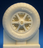 Barracuda 1/24 scale BR24435 Bf 109E/F Mainwheels with Ribbed Tires for Airfix
