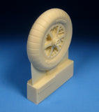 Barracuda 1/24 scale BR24435 Bf 109E/F Mainwheels with Ribbed Tires for Airfix