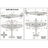 HGW 1/48 stencils Wet Transfers Spitfire Mk.IX - #248001 - OOP