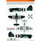 HGW 1/48 Wet Transfers Hawker Tempest Mk.V series 1 for Eduard kit - 248067