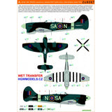 HGW 1/48 Wet Transfers Hawker Tempest Mk.V series 1 for Eduard kit - 248067