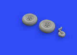 Eduard Brassin 1/48 Typhoon Mk.Ib wheels early for Eduard or Hasegawa - 648412
