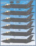 Furball 1/32 decal 32003 F-35A Lightning II Anthology Big Scale Lightning II's