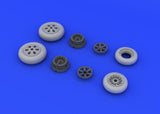 Eduard Brassin 1/48 scale F-86F resin wheels for Hasegawa - 648235