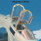 Hypersonic Models 1/48 Resin F-4 Phantom Canopy Details for Academy - HMR48016-2