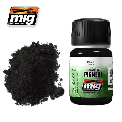 Black Superfine pigment (powder) - A.MIG-3001 by Ammo Mig Jimenez