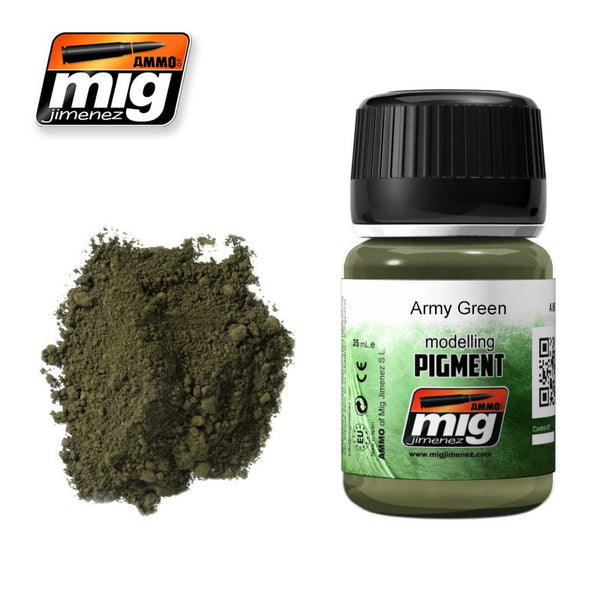 Ammo Mig Jimenez Army Green pigment (powder) AMIG3019 – Victory Models