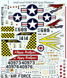 Speed Hunter Graphics SHG32004 1/32 decal F-4 ADC Phantoms Tamiya