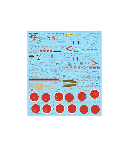 Fundekals 1/32 decals Lockheed F-104J/DJ Eiko Stencils for aircraft kits - 32010