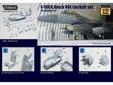 Wolfpack 1/32 scale resin F-16CG Block 40E Cockpit set for Academy - WP32060